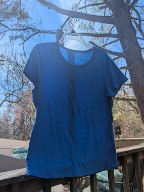 Woolx AddieTShirt, Size XL, Indigo